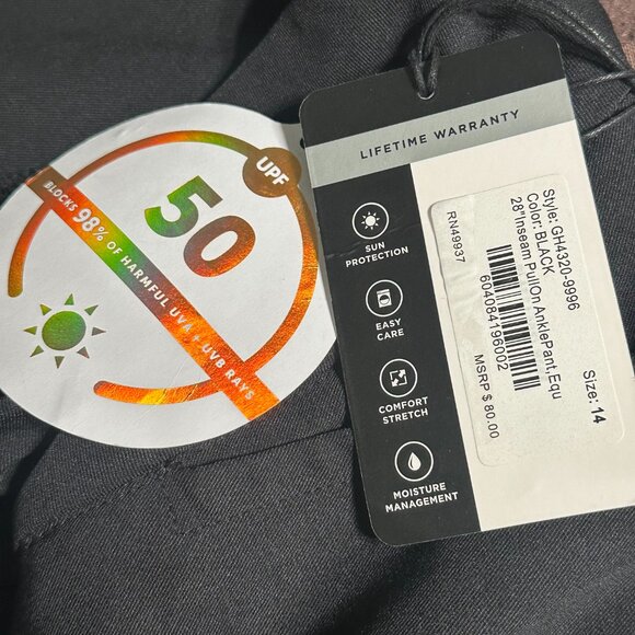 NWT-Tail Pull On Ankle Pants-Sz 14 - Picture 2 of 8